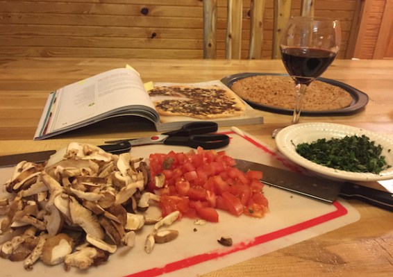 Scrumptious meals for two while we were away. Wow! Cooking for only two is SO EASY! 