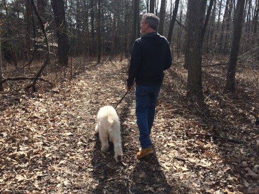 Time hiking in the woods around Hocking Hills was incredibly therapeutic. (We took our youngest dog along to make it easier for the crew back here at home.)