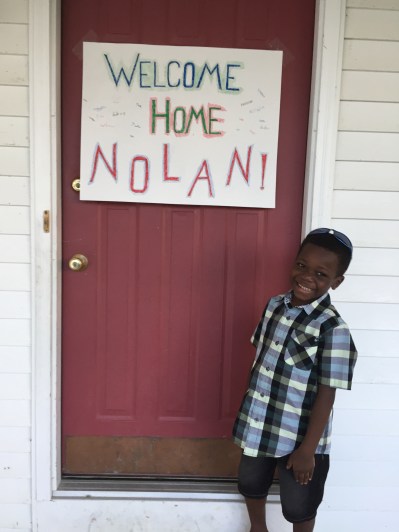 He LOVED this sign so much!