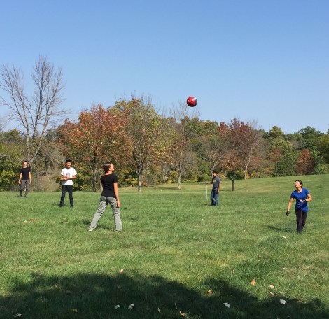 Soccer, football, Frisbee — such a fun afternoon
