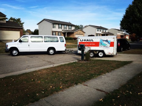 We were six hours late getting on the road, but we were all so grateful to be on our way. 