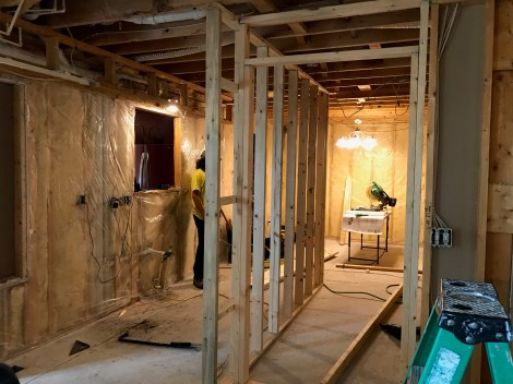 Work Begins Pantry and Bath #3