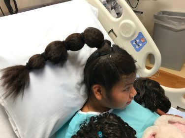 Kathryn's Mitrofanoff Surgery - Getting that Hair up