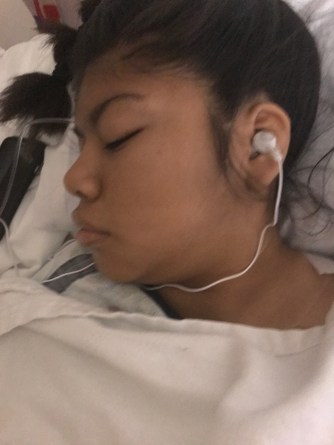 Kathryn's Surgery - First Night - Sleeping Well